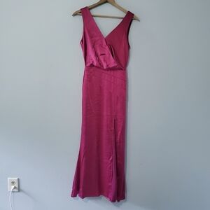 NWT Adelyn Rae Magenta Tasha Gown